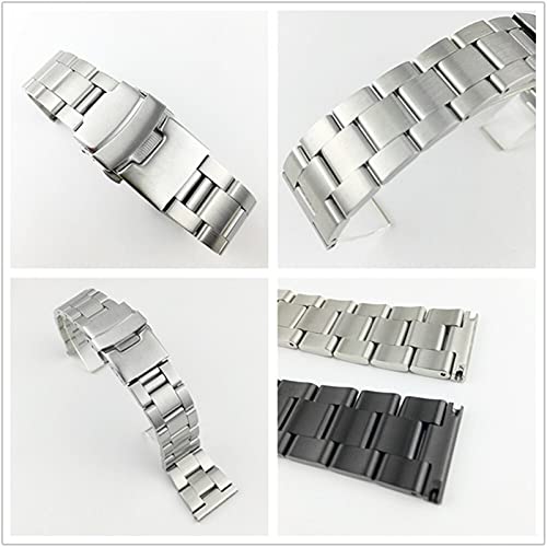 Correa de reloj correa de reloj de acero inoxidable de 20mm 24mm 4