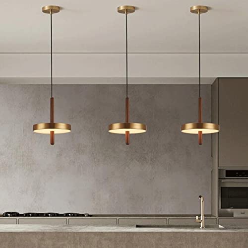 Lampe suspendue imitation bois à hauteur variable pour éclairage ciblé de salon - 4