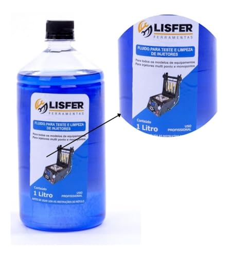 2 Fluidos Para Teste + 1 Detergente De Limpeza De Injetores 1L - Lisfer