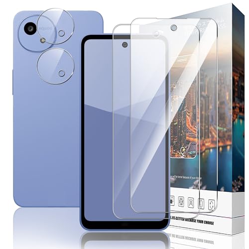 Nutmeg �y2+2�zAQUOS wish5 SH-52F �K���X�t�B���� + wish5 �J�����t�B���� �A�N�I�X �E�B�b�V�� 5 �ی�t�B���� ���{���Ɏq�f�� SH-52F �����K���X �d�x9H �ϏՌ� �C�A�[�� �����ߗ� �w��h�~ ��U�h�~