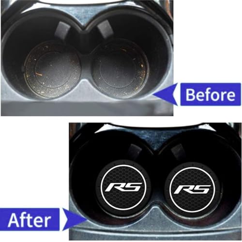 2PCS Portavasos para Auto 2.75 pulgadas Compatible con Chevy Camaro RS miniatura 5