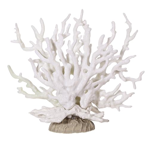 Xyembu Fish Tank Fake Coral, Artificial Aquarium Coral Ornament, Aquarium Decor Plastic Plant Small, Multi-Purpose Simulation Water Grass, Faux Aquariums Ornament