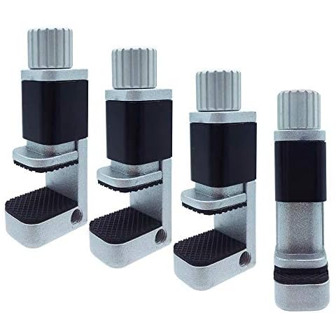 Kannony Wind Phone Repair Clamp 4pcs, Adjustable Fastening Clamp Clip, iPhone Clip Holder, Frame Clamp Tool for iPad MacBook Tablet LCD iPhone Screen Replacement, Screen Repair Clamp with Rubber Pad Cover