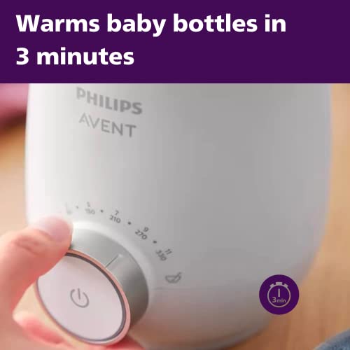 Philips Avent Premium Bottle Warmer with Smart Temperature Control: Warms Evenly, No Hotspots, Keep Warm & Auto Shut-Off, SCF358/00 - Image 4