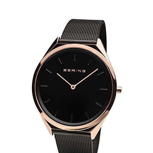Bering Time | Unisex Slim Watch 17039-166 | 39Mm Case | Ultra Slim Collection | Stainless Steel Strap | Scratch-Resistant Sapphire Crystal | Minimalistic - Designed In Denmark #TOP1