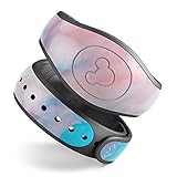 Design Skinz Marbleized Pink and Blue Paradise V322 Premium Vinyl Decal Wrap Cover for The Disney MagicBand+ (Fits MagicBand+ for Disney Parks)