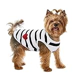 Pet Dog Striped T-Shirt Dogs Cats Cotton Vest Spring Summer Pet Apparel Tee Shirt Suitable for Small and Medium Large Pets French Bulldog Bichon