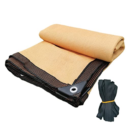 4x10m Jardín Planta Paño Malla de Sombreo con Ojales, Tela Toldo Vela de Sombra Rectangular Mallas Ocultacion Impermeable Transpirable Lonas para Patio Pergolas Exterior Terraza Camping Cover