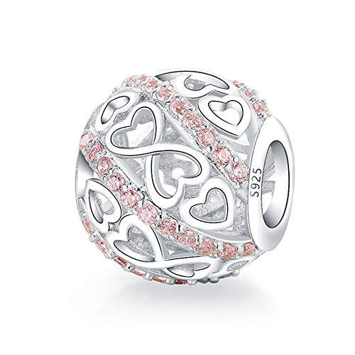 925 Sterling Silver Sunflower Charms Fit Pandora Charms Bracelet Forever In My Heart Fit Wife Mother's Day Christmas Birthday Gift