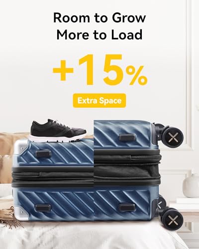 Luggex KV-GY20 Luggage With Spinner Wheels - Polycarbonate Expandable Hard Shell Suitcase thumb #3