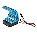 Vgoohobby Universal 42mm Aluminum Heat Sink Heatsink with 5V Cooling Fan for 1/8 RC Car 4068 4076 4274 7282 1515 Brushless Engine Motor (Blue)