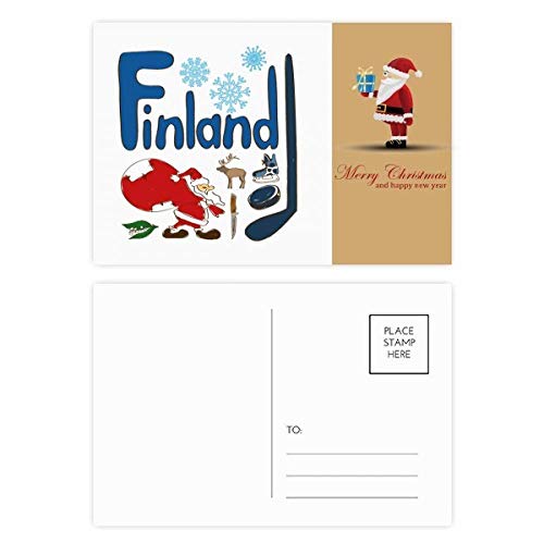 Cartes postales Finlande lot de 20 avec symboles nationaux pour correspondance