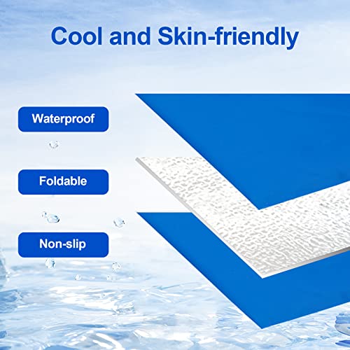 Rainbean Dog Cooling Mat, Pet Cooling Mat For Dogs And Cats, Pressure Activated Dog Cooling Pad, No Water Or Refrigeration Needed, Non-Toxic Gel #TOP2