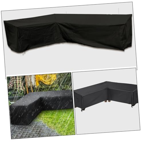 Housse canapé angle extérieur imperméable et étanche contre les intempéries