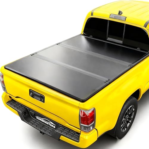Aurorasters Hard Tri Fold Truck Bed Tonneau Cover for 2022 2023 2024 2025 2026 Ford Maverick 4.6FT(54.4') Bed,No Drilling,All Weather Protection,Anti-Theft Security 2025 Ford Maverick Tonneau Cover