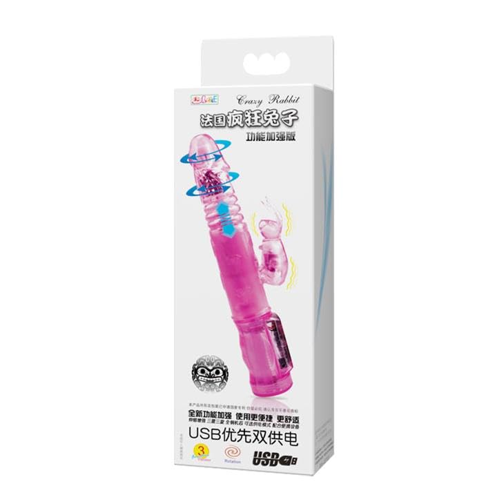 Vibromasseur Rabbit Rotatif 12 Vitesses - Marque Love And Vibes, Silicone - Neuf