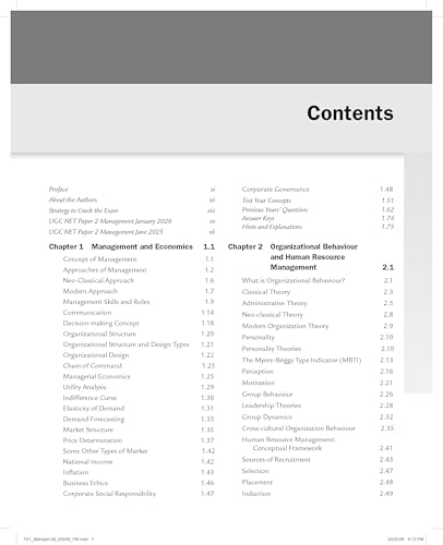 Image of Pearson NTA UGC NET Management Paper 2 2026 6th Edition | For UGC NET /SET /JRF | Fully Solved June 2025 & Jan 2026 Papers, 4400+ MCQs, PYQs 2018-2023 (UGC preparation series 2026)