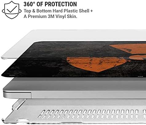 Skinit Case + Skin Compatible with MacBook Air 13in M1 (2021) Originally Designed Radioactivity Black Design