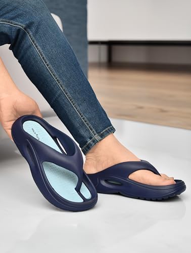 Image of HEALTH FIT Extra Soft Premium Slippers with Soft Acupressure Comfortable & Light Weight Stylish & Anti-Skid Classic Ultra Soft Casual Waterproof & Everyday Flip Flops HF147
