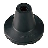 Para tubo de Ø19mm. Contera Negra Ø17/19mm. Base Ancha (1 ud.)