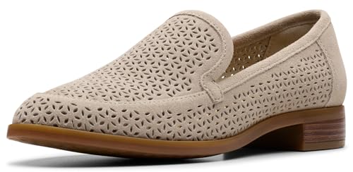 Clarks Clarks Women's Trish Cove Loafers, Stone Suede, 10