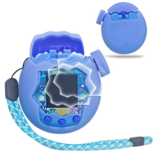 Tamagotchi Paradise(たまごっちパラダイス) 用 ケース カバー 【NOUKAJU】たまごっちパラダイス 用 保護ケース かわいい 子供向き ストラップ付き 落下防止 キズ防止 耐衝撃 装着充電可能 防水 防塵 分離式 Tamagotch