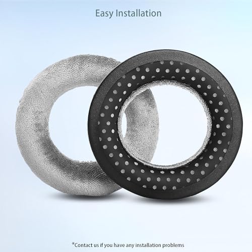 Almohadillas para auriculares DT770, almohadillas de repuesto compatibles con Beyerdynamic DT 770/Pro, DT 880/Pro, DT 990/Pro y MMX300 (tela de terciopelo y espuma viscoelástica) miniatura 5