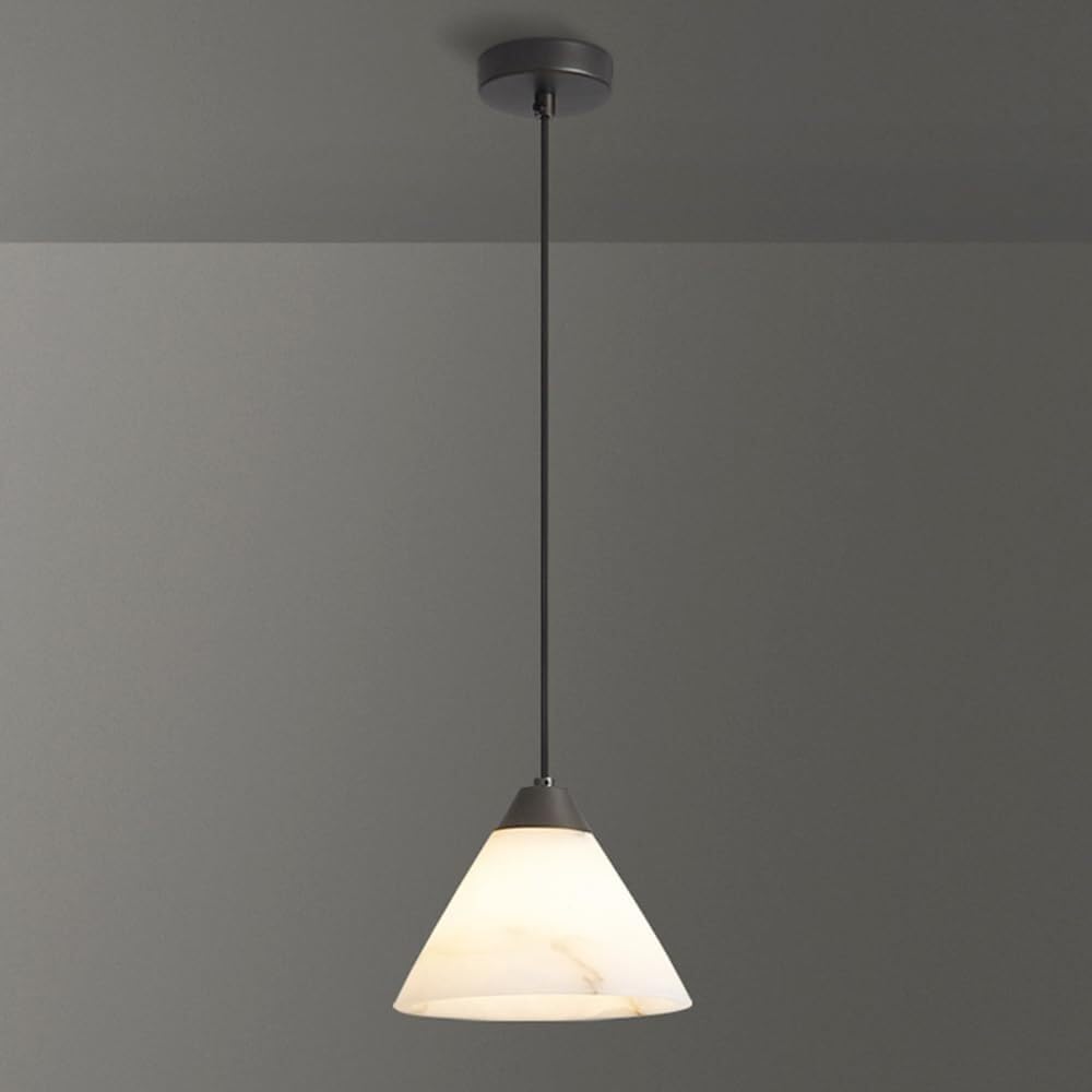 LYOUAE Nordic Natural Marble Pendant Lamp Modern Alabaster Hanging Light