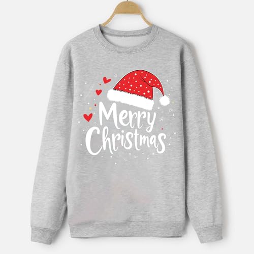 Matching Christmas Sweatshirts for Family Ugly Funny Jumpers Long Sleeve Holiday Party Tops Fall Winter Clothes2