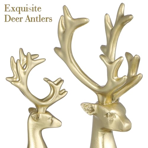 Figurines de cerf dorées : le cadeau de pendaison de crémaillère idéal pour la maison