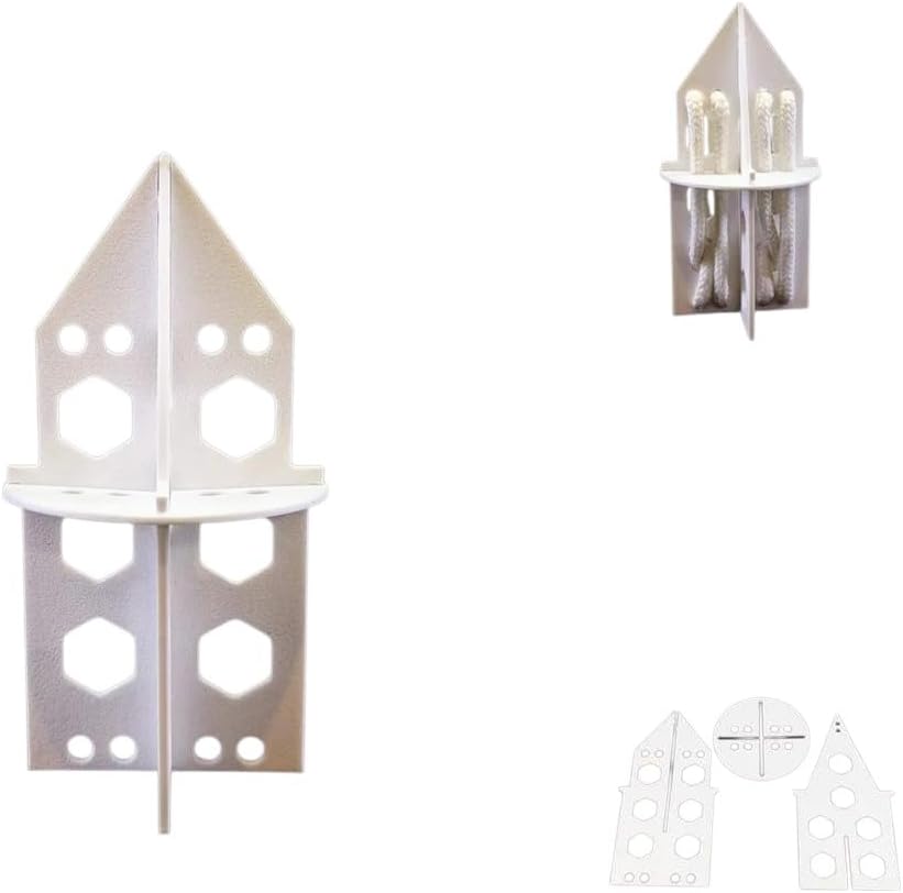 The Wick Wedge/Rain Gutter Grow/Vinyl Downspout Endcap with Float Valve/The Kratky System (Set of 10 Grow Spikes)