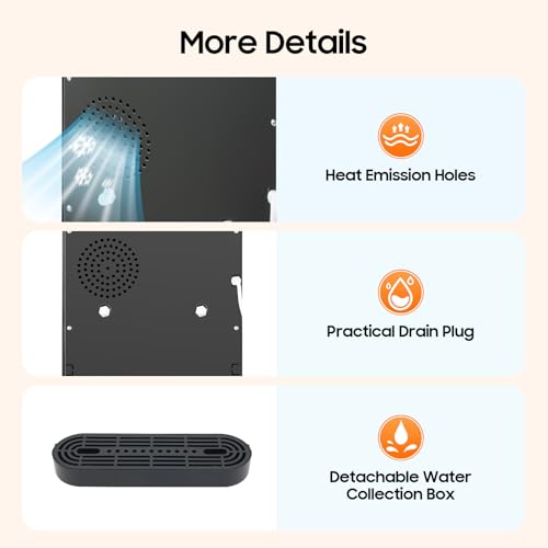 Image of Bottom Loading Water Cooler Dispenser for 2 Temperature Settings,Hot & Cold Standing Water Dispenser with Multiple Safety Features,Water Cooler for Home,Office,Apartment