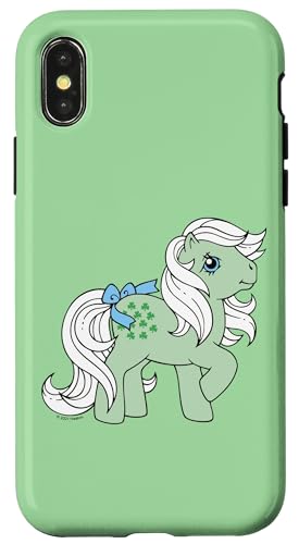 Coque iPhone X XS My Little Pony Minty antichoc rigide motif poney vert