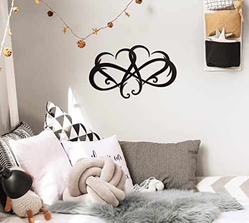 Vivegate Infinity Heart Metal Wall Art Sign thumb #7