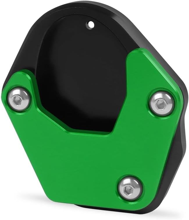Kickstand For Kawasaki Eliminator SE 500 450 2023 2024 Motorcycle Foot Side Stand Extension Enlarger Plate Support Pad(Green)
