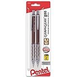 Pentel GraphGear800 Automatic Drafting Pencil (0.3mm) 2pk (PG803BP2)