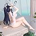 QAHEART Albedo Figure, Anime Albedo Sitting, Albedo Scale Figure, Sitting Pose Action Figure Albedo Desktop Decoration Collectible