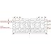 Brady DAT-75-292-RD 2" Width x 5.937" Height, B-292 Self-Laminating Vinyl, Matte Finish Red/Translucent Datab Dot Matrix Printable Label (Pack of 2500)