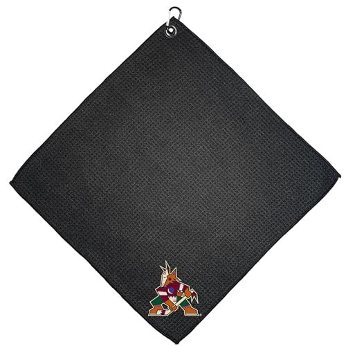 Team Golf NHL Arizona Coyotes Microfiber Golf Towel, 15x15 (Multicolor)