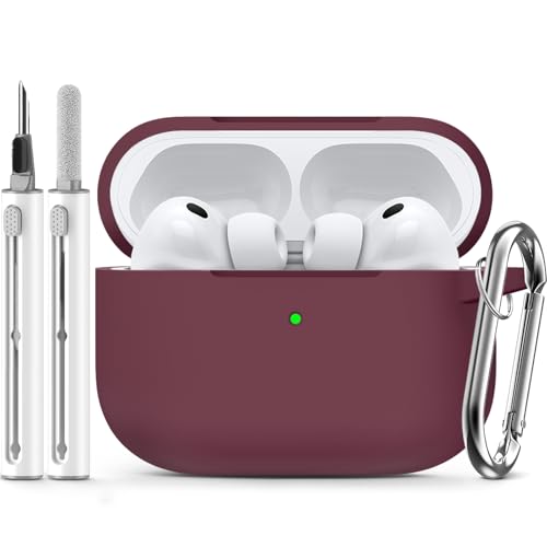 Inesore for AirPods Pro3 �P�[�X (2025) �J���r�i & �N���[�j���O�y���t���A�V���J�Q���f��/�S�ʕی�/�ϏՌ�/���͂ȗ����h�~�A�G�A�[�|�b�Y�v�� ��3����Ή��ی�J�o�[ -�{���h�[