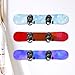 lasuroa 2pcs Horizontal Snowboard Wall Racks, Wall Mount Clips Space Saving Design Storage Hanger Display Rack SKi Board Storage for Home and Garage
