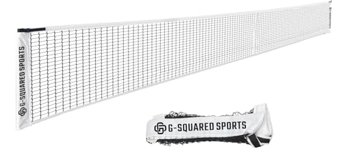 G-SQAURED Pickleball Replacement Net 22ft x 3ft - Indoor/Outdoor Use Fits Most Free-Standing Pickle Ball Frames(Net Only)