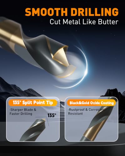 COMOWARE Reduced Shank Drill Bit Set