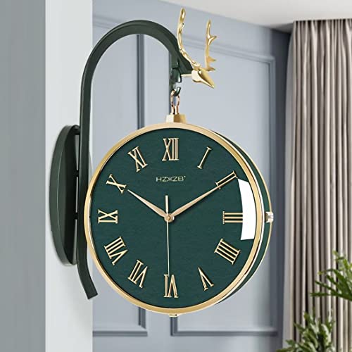 Horloge murale double face silencieuse pour éliminer les bruits - 4