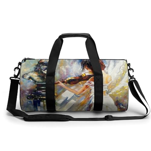 Sac de sport violoniste et sac de voyage week-end duffel bag 45x23x23cm
