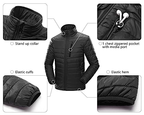 33,000ft Men's Puffer Jacket Lightweight Packable Winter Jacket 6