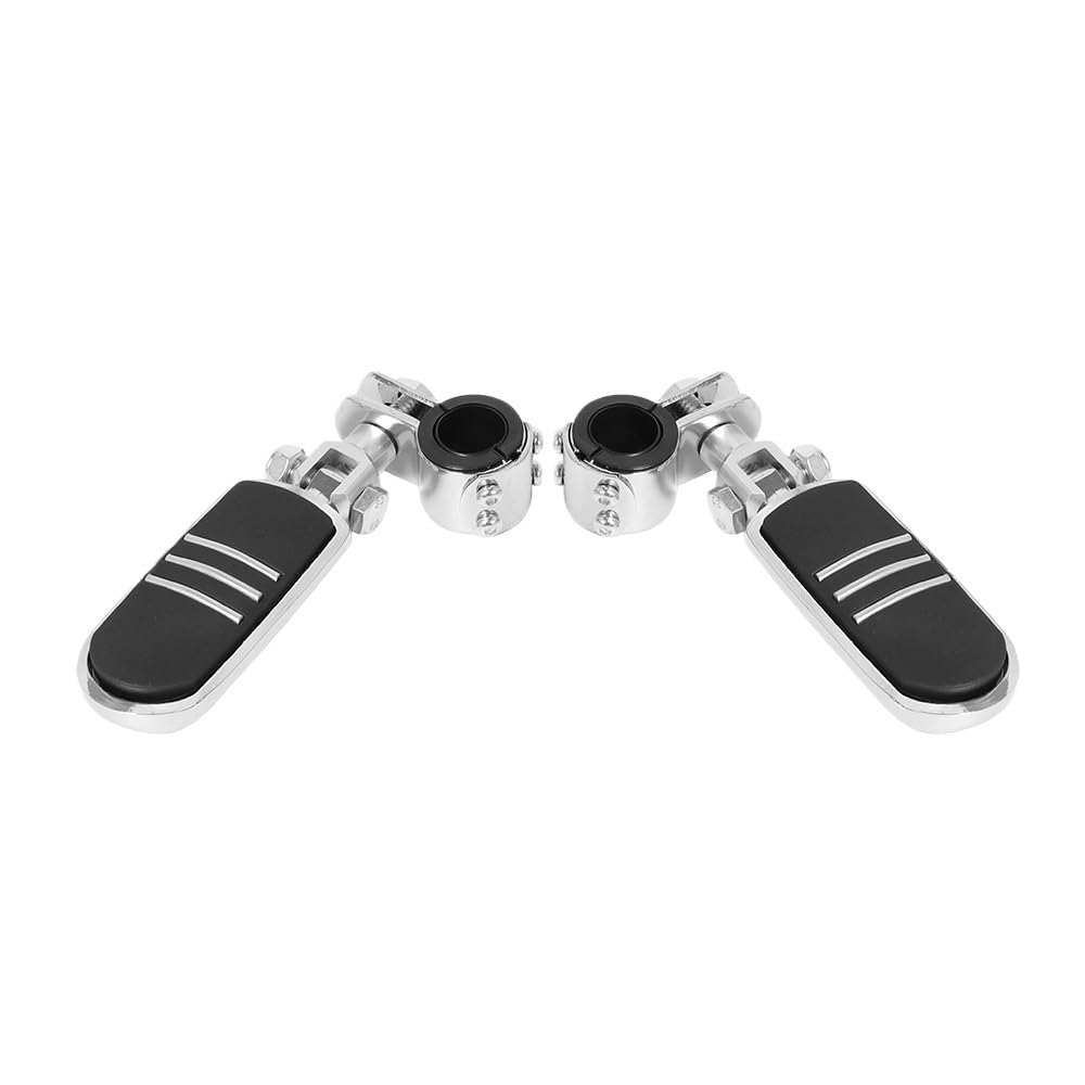 Repose-pieds de moto Suzuki noir avec fixation pare-chocs 32mm - 8
