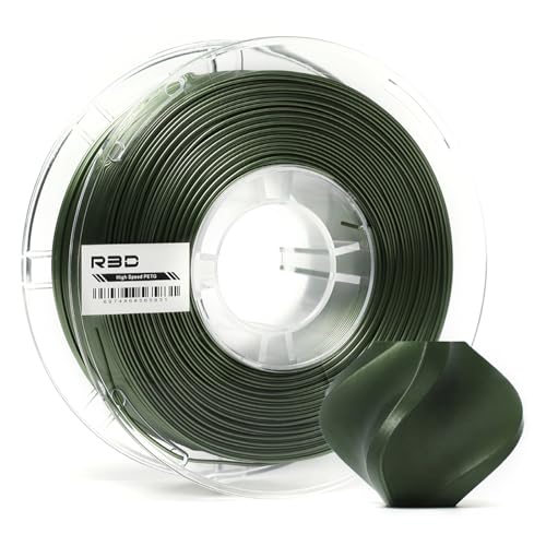 R3D PETG PRO High Speed Filament 1.75mm 1KG, 3D Printer Filament for 30-500 mm/s High-Speed Printing, Dimensional Accura