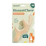 WOOF HonestChew Dog Toy Antler - Durable Dog Chew Toy - Made with Natural, Plant-Based Ingredients - Splinter-Resistant - Safer Than Dog Bones - Medium