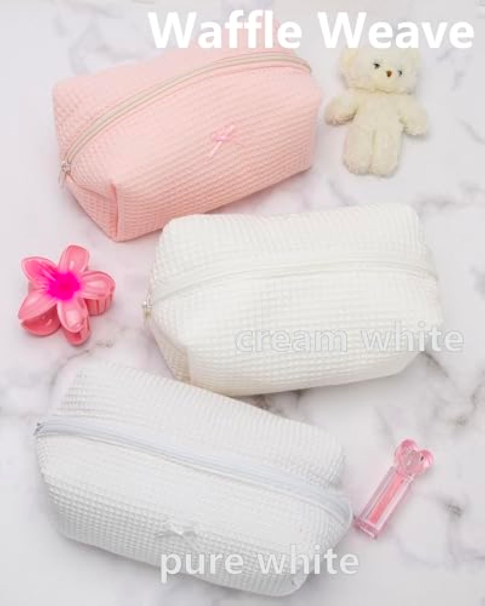 Cozy Small Aesthetic Makeup Bag for Women